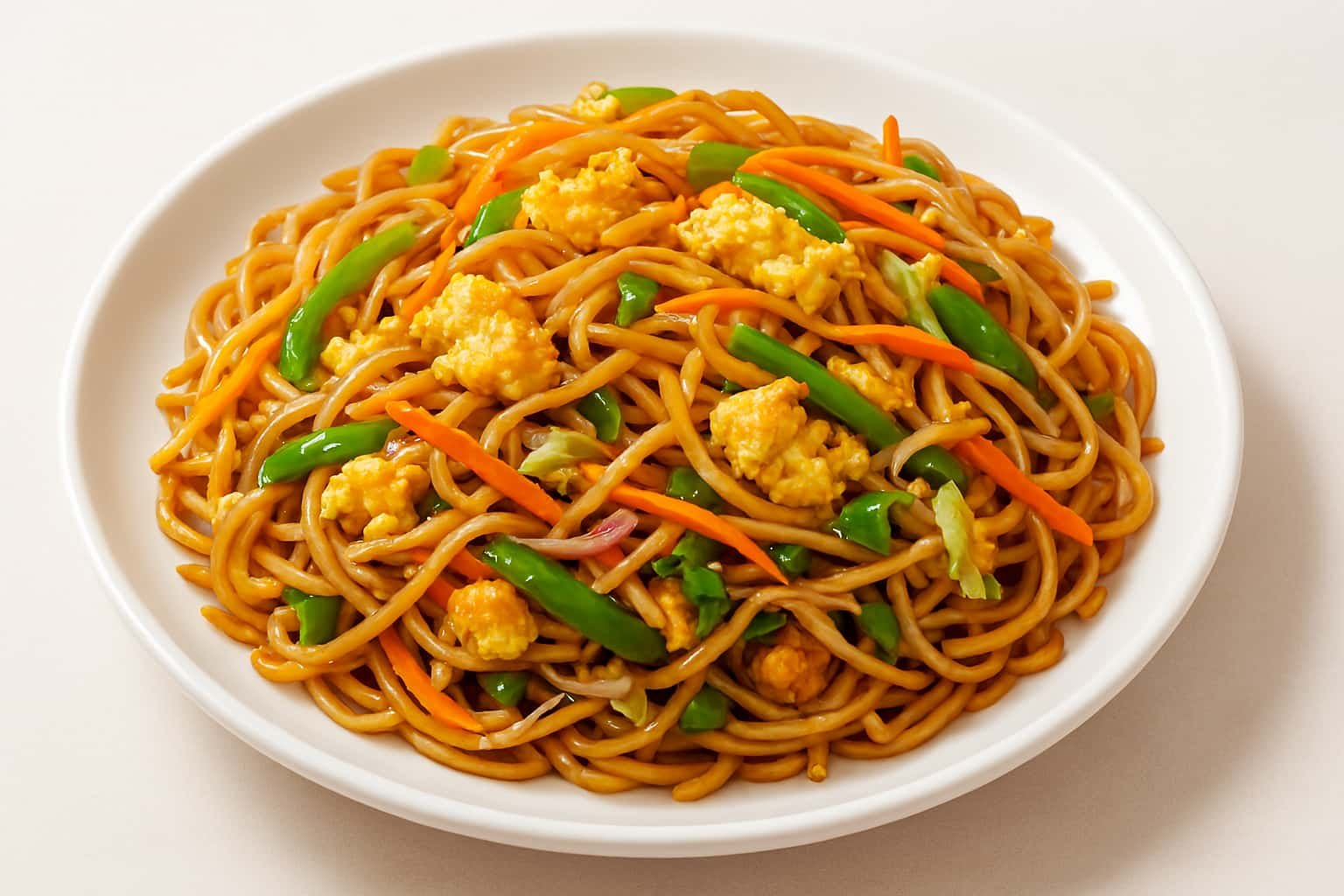 Egg Chowmin - Full plate