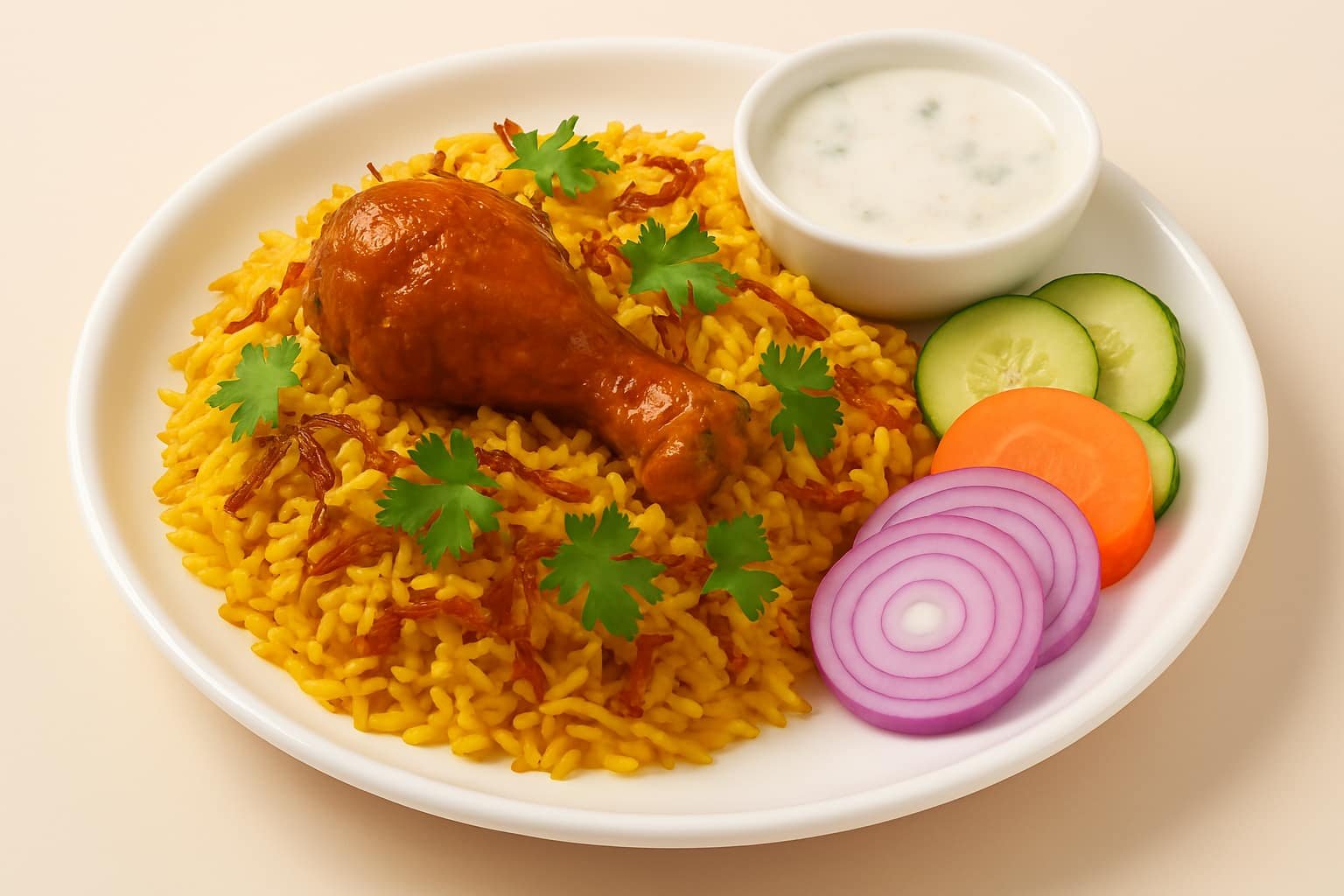 Chicken Biryani Half Plate